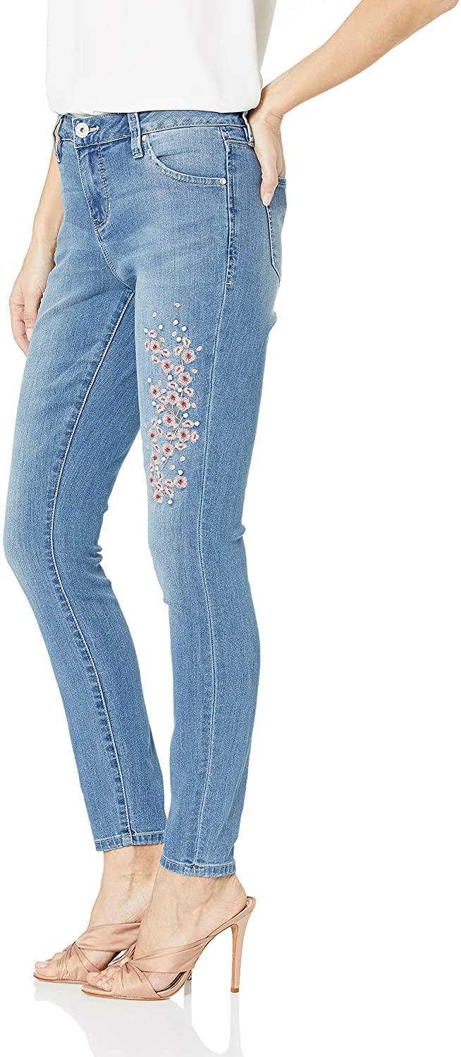 Jag Jeans Women's Sheridan Skinny Jean with Embroidery