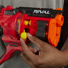 
                        
                          Load image into Gallery viewer, NERF Rival Roundhouse XX-1500 Red Blaster -- Clear Rotating Chamber Loads Rounds into Barrel -- 5 Integrated Magazines, 15 Rival Rounds
                        
                      