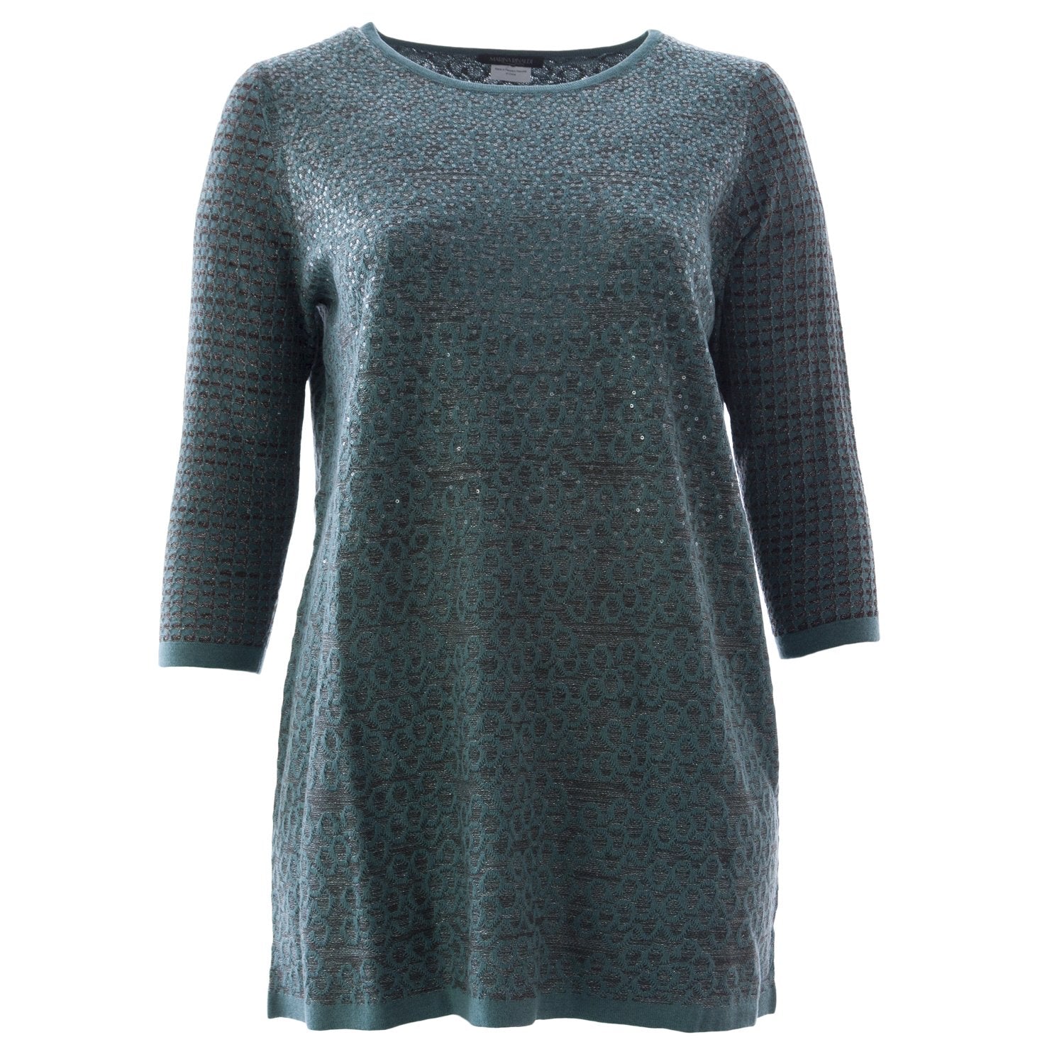 Marina Rinaldi Women's Alida Embellished Sweater Turquoise