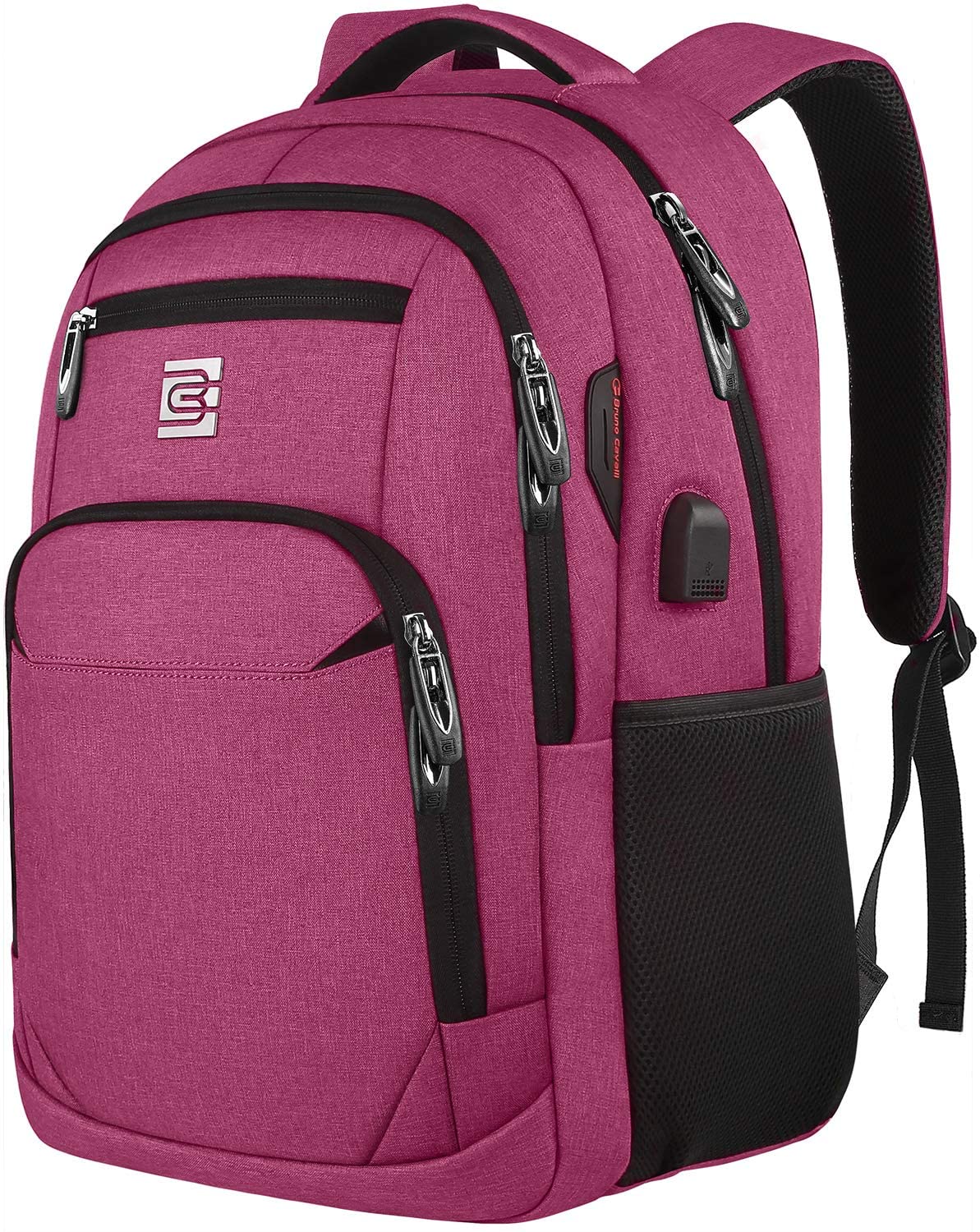 Laptop Backpack,Business Travel Anti Theft Slim Durable Laptops Backpack with USB Charging Port