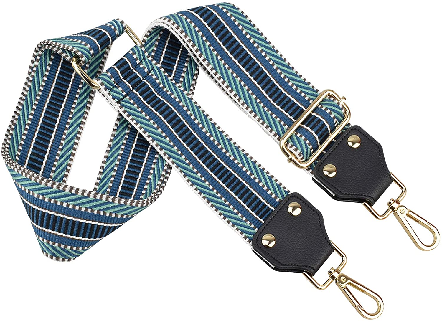 Bag/Purse Strap Replacement Crossbody Shoulder For Women Adjustable Jacquard Woven Cotton Guitar Strap Banjo Strap Style