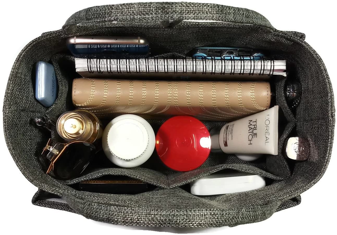 K&M Quality Product Purse Organizer Insert Medium for Speedy 30, Longchamp Cuir