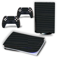 
                        
                          画像をギャラリービューアに読み込む, PS5 disk edition black carbon fiber skin sticker wrap playstation 5 console controllers dustproof vinyl cover decal case - JOY2ESpree
                        
                      