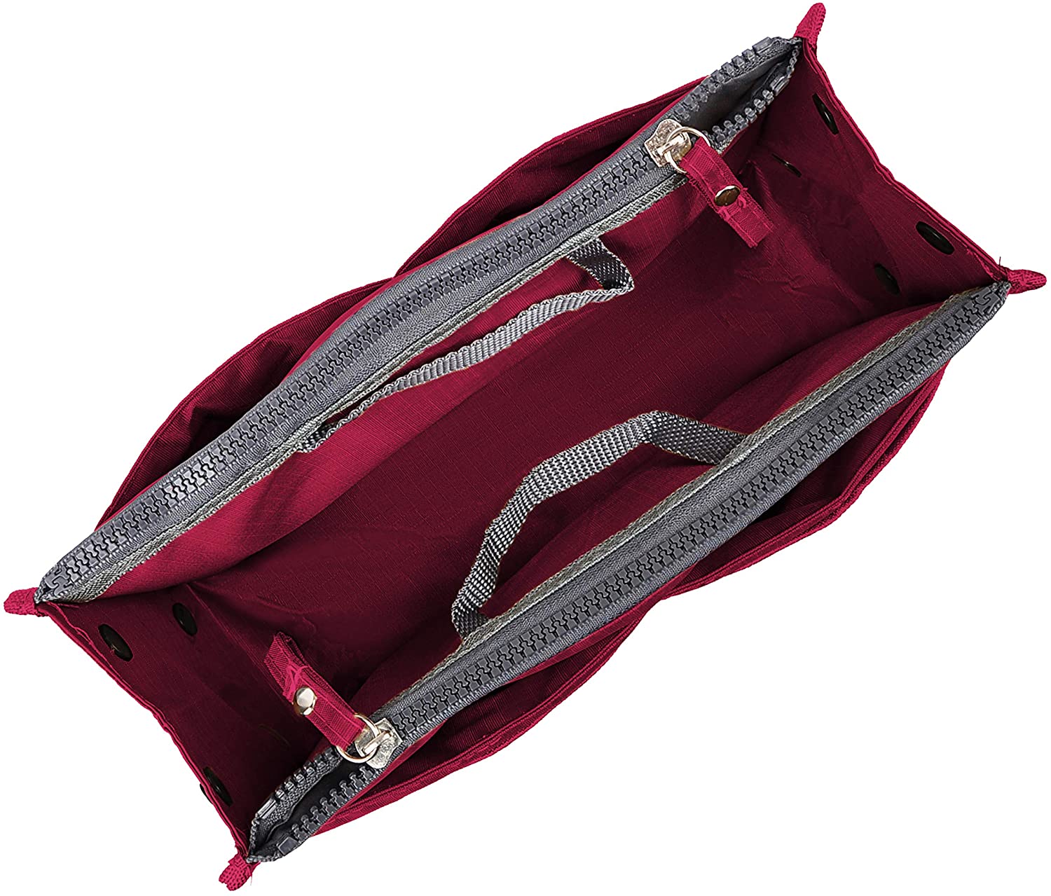 Vercord Updated Purse Handbag Organizer Insert Liner Bag in Bag 13 Pockets Purple Small