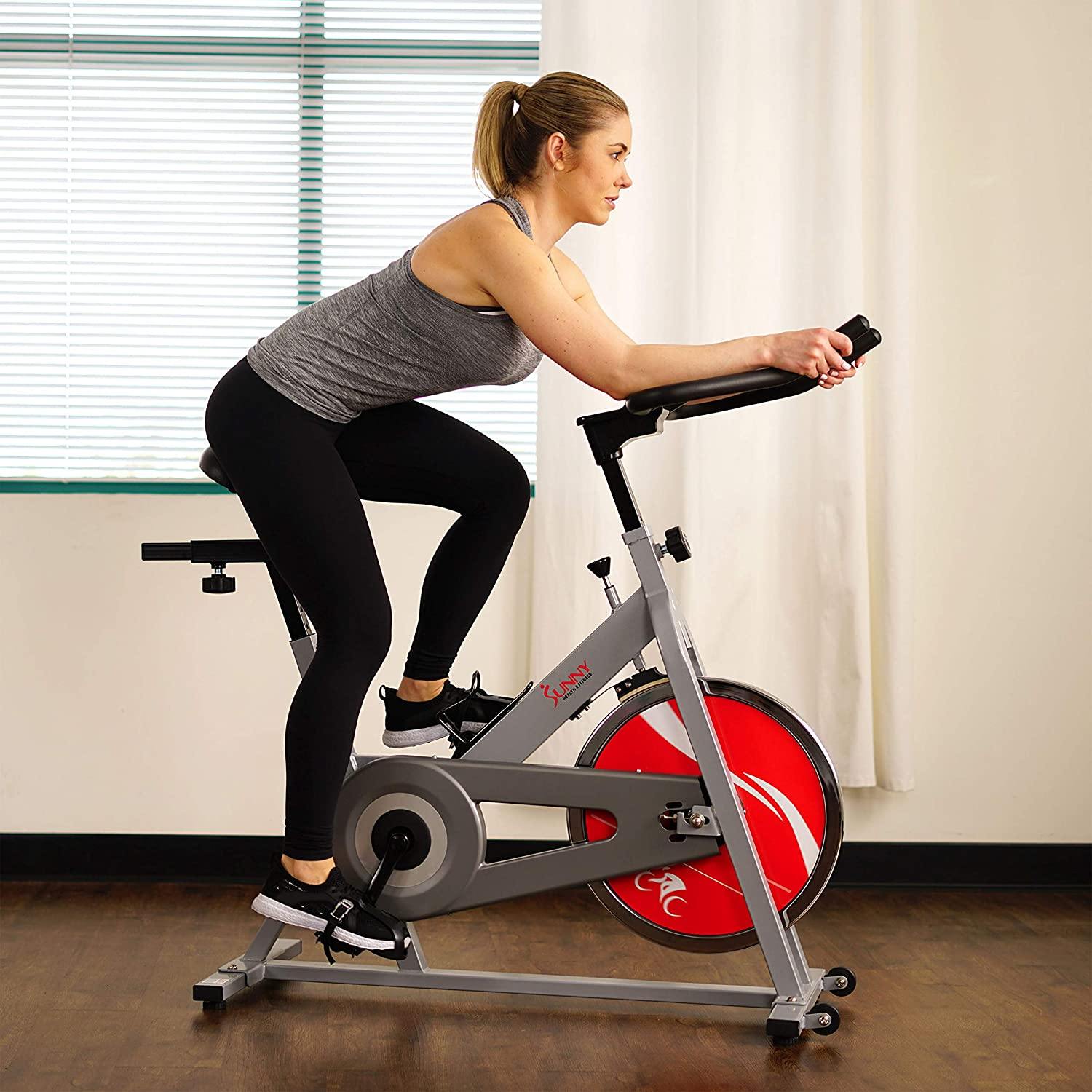 Sunny Health & Fitness Stationary Indoor Cycling Exercise Bike - SF-B1001/S - JOY2ESpree