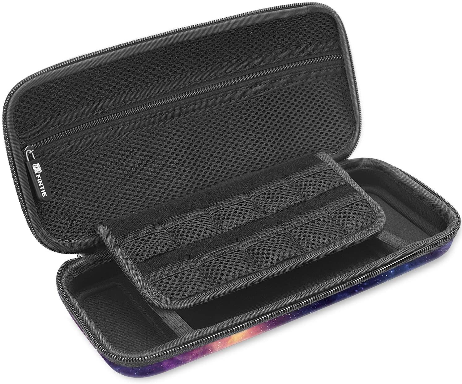 Fintie Carry Case for Nintendo Switch - [Shockproof] Hard Shell Protective Cover Travel Bag w/10 Game Card Slots - JOY2ESpree