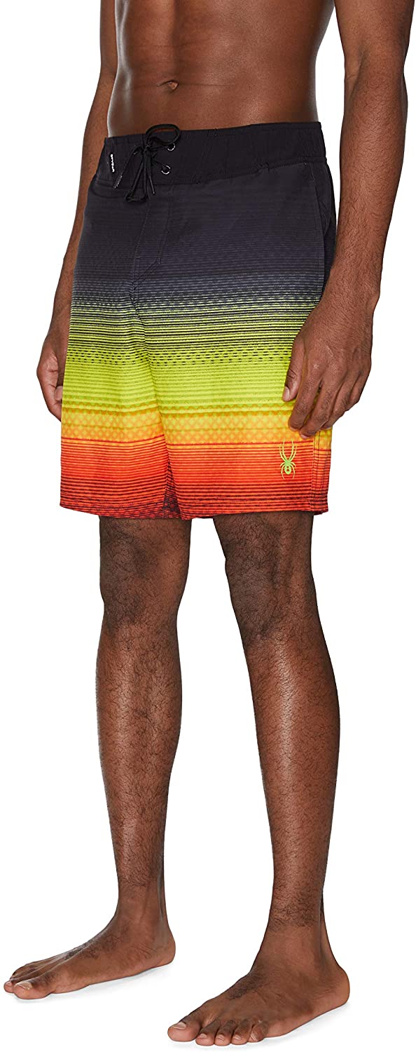 Spyder Men's 9" Ombre Stripe Hybrid Board Short