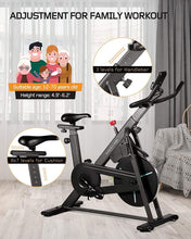 
                        
                          Load image into Gallery viewer, OVICX Indoor Cycling Bike Stationary Bike with Magnetic Resistance Indoor Cycling Bike Exercise Bikes - JOY2ESpree
                        
                      