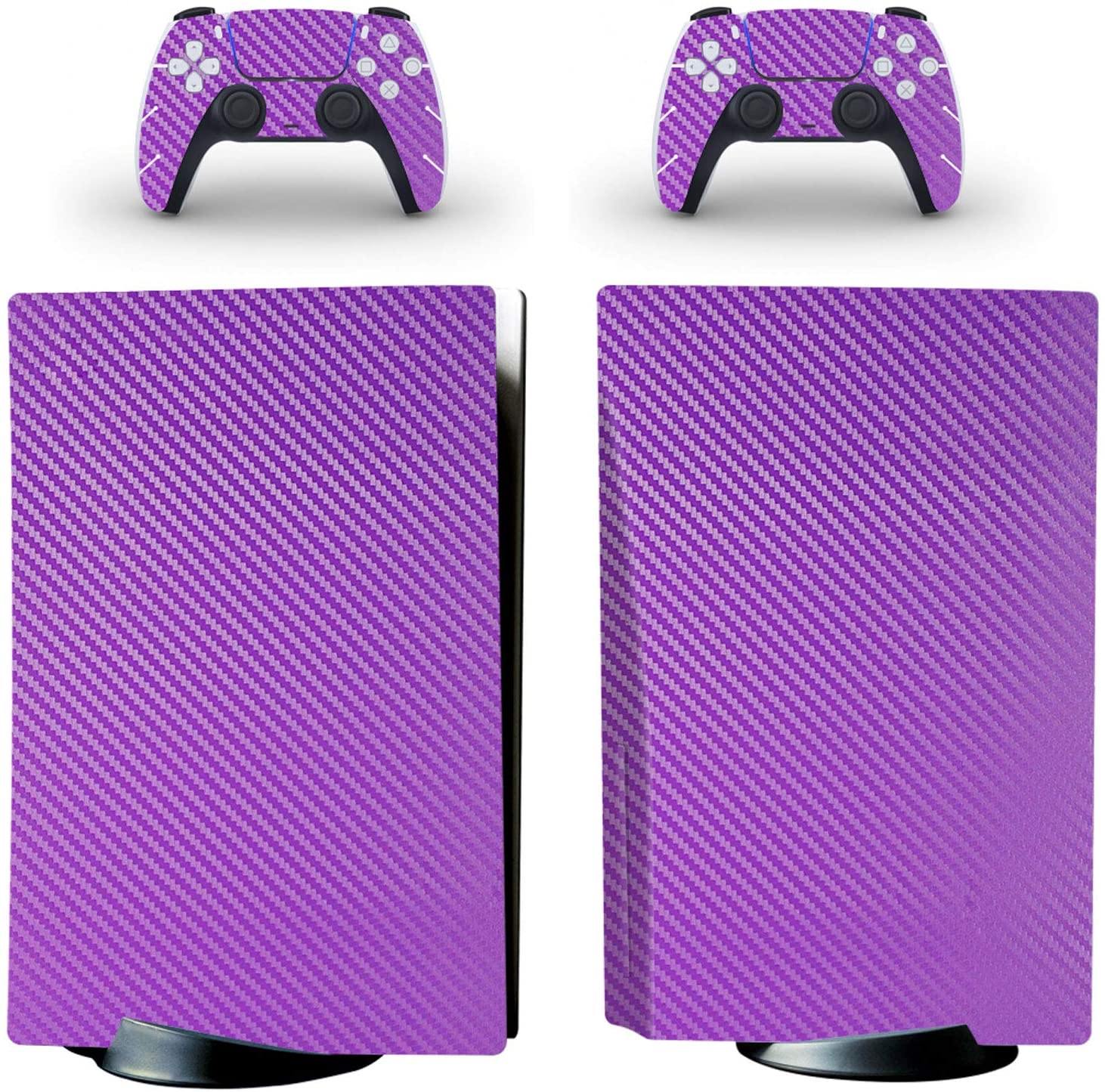 gotor Vinyl Skin Decals Cover Wrap Sticker Faceplate for PS5 Playstation 5 Console and 2 Controllers Skins (PS5 (Not The Digital Edition), B01) - JOY2ESpree