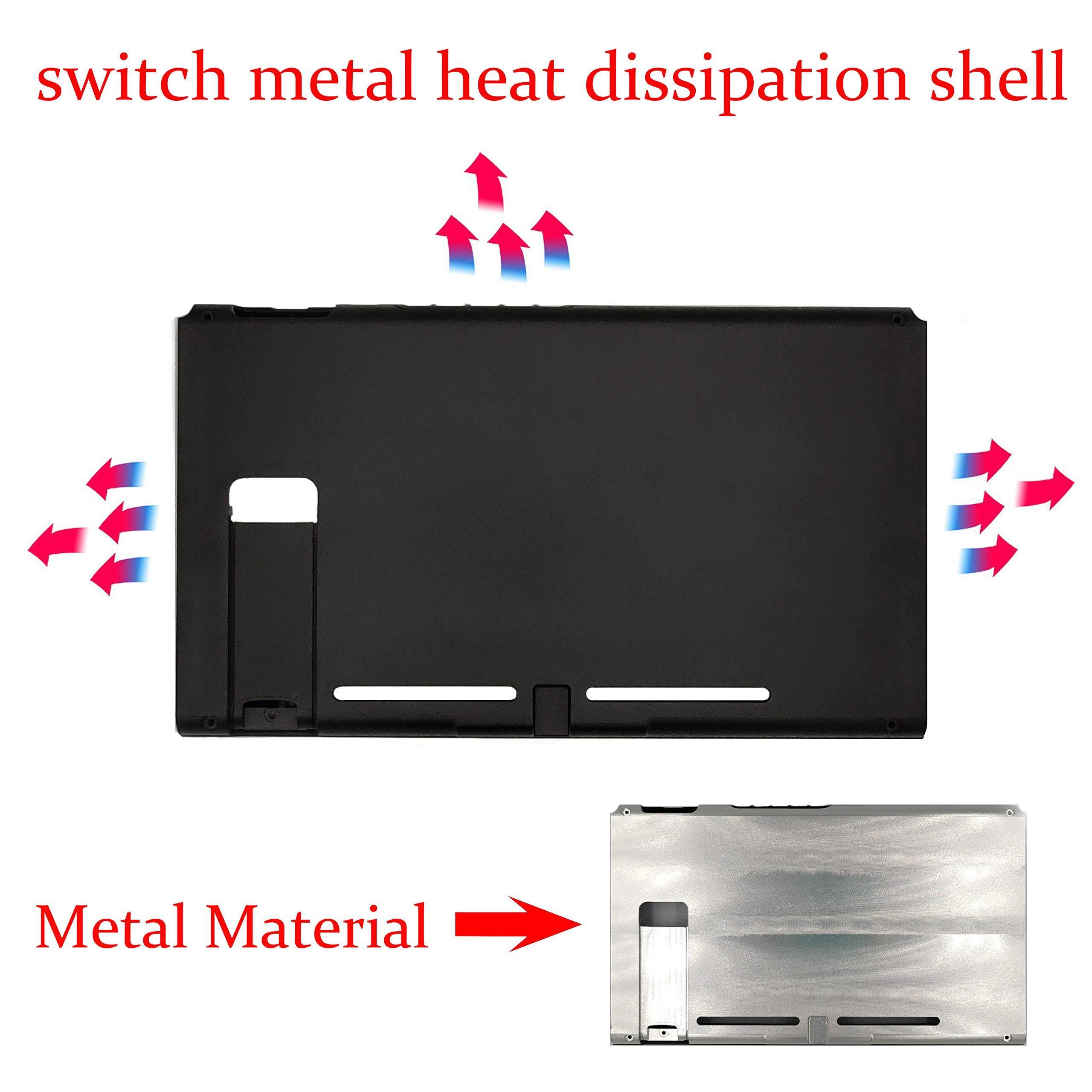 Aluminum alloy Back Plate for Nintendo Switch Console - JOY2ESpree