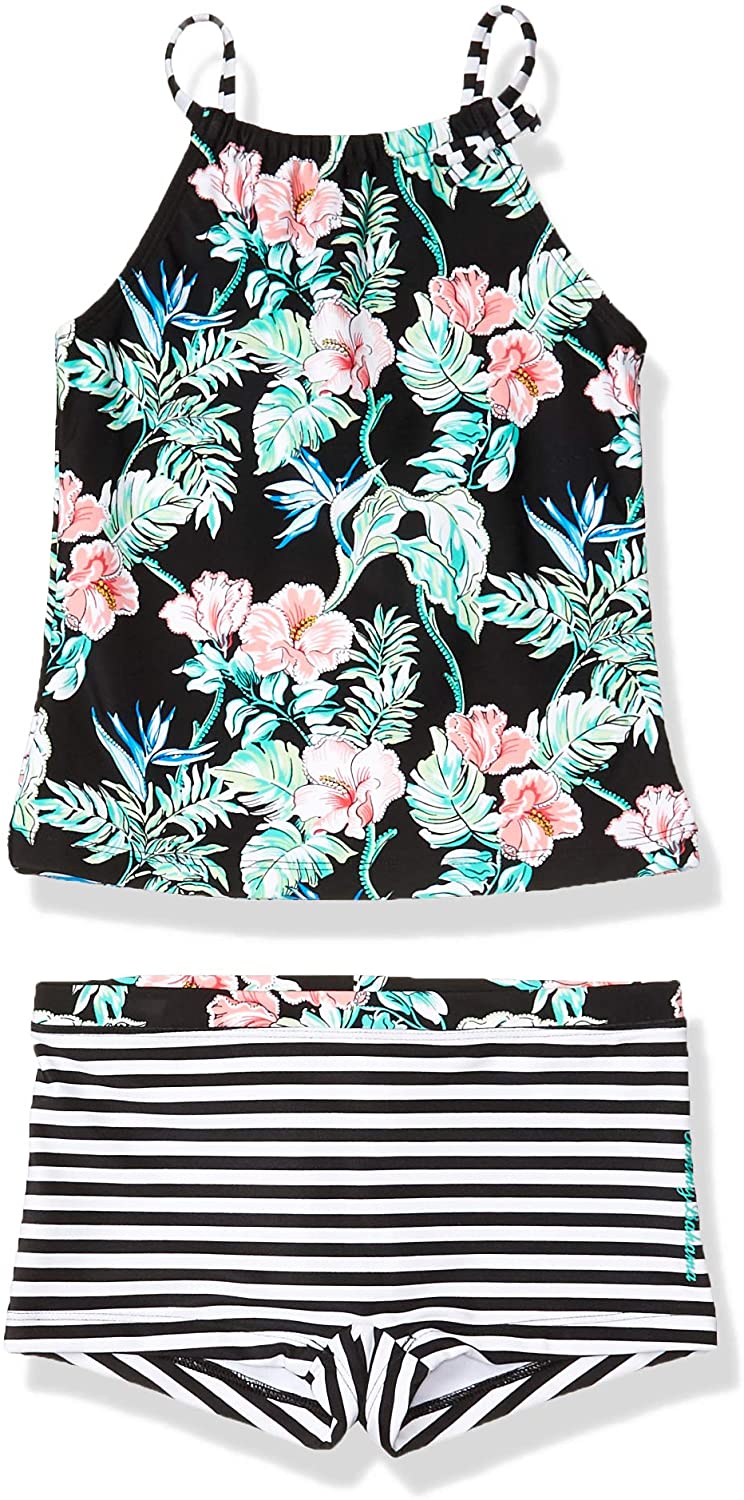 Tommy Bahama Girls' Two-Piece Bikini Swimsuit Bathing Suit