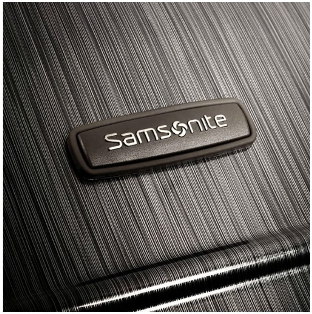 Samsonite Winfield 2 Hardside Expandable Luggage with Spinner Wheels, Charcoal, Checked-Large 28-Inch