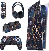 
                        
                          Load image into Gallery viewer, PlayVital Blue Nebula Full Set Skin Decal for PS5 Console Digital Edition - JOY2ESpree
                        
                      