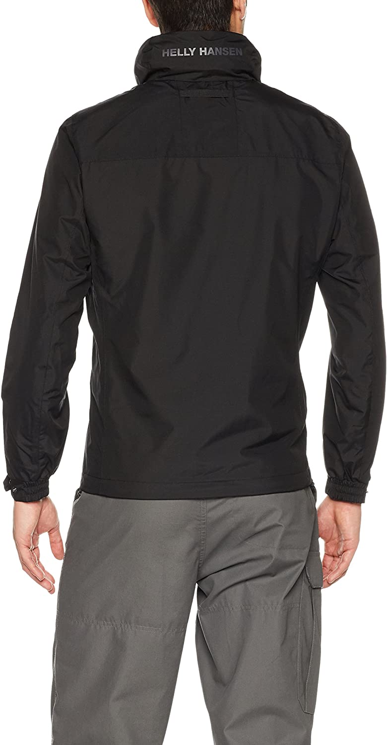 Helly Hansen Men's Dubliner Jacket Waterproof, Windproof, Breathable Shell Rain Coat with Packable Hood