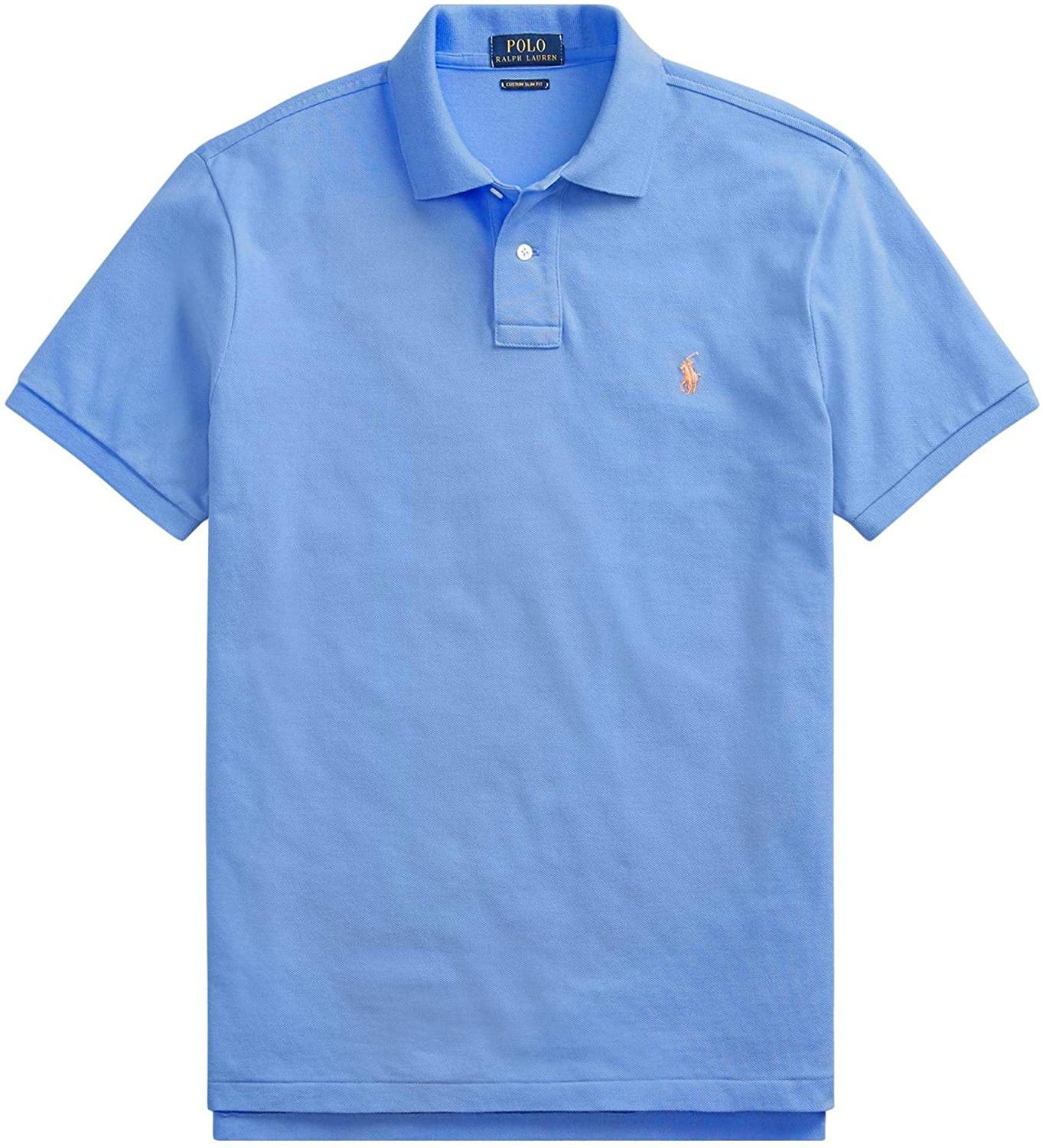 Polo RL Men's Custom Slim Fit Mesh Pony Shirt