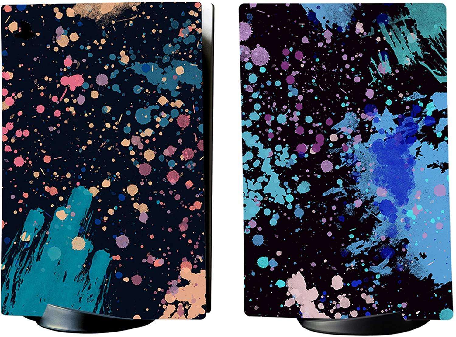 PlayVital Blue Nebula Full Set Skin Decal for PS5 Console Digital Edition - JOY2ESpree