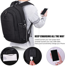 
                        
                          Load image into Gallery viewer, Travel Laptop Backpack Water Resistant Anti-Theft Bag with USB Charging Port
                        
                      