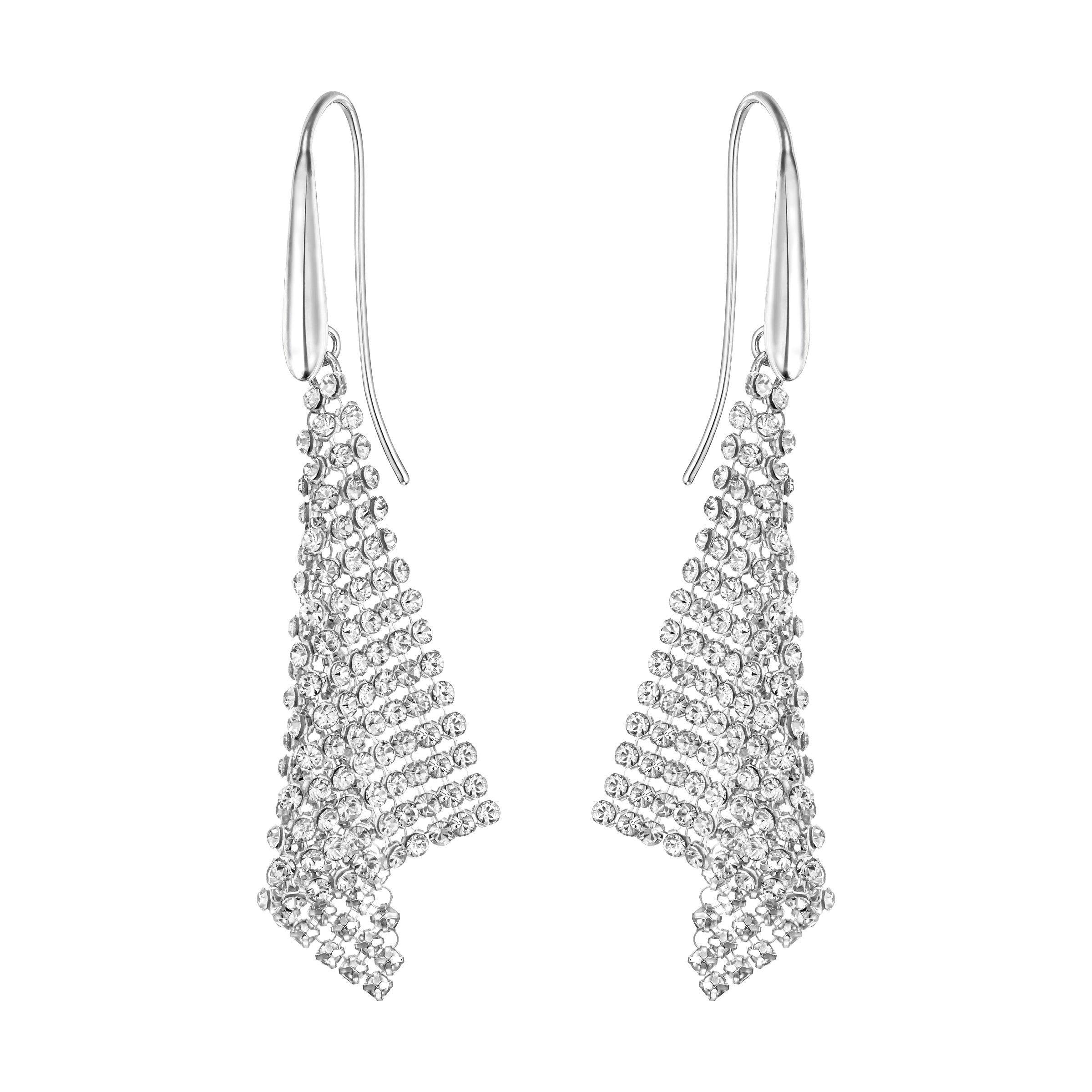 Swarovski Fit Collection Chandelier Dangle Pierced Earrings for Women - JOY2ESpree