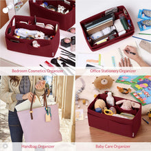 
                        
                          Cargar imagen en el visor de la galería, Felt Purse Organizer, Bag in Bag Organizer For Tote &amp; Handbag Speedy Neverfull, Medium Large Extra Large
                        
                      