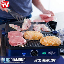 
                        
                          गैलरी व्यूवर में इमेज लोड करें, Blue Diamond Cookware Sizzle Griddle Ceramic Nonstick Electric Griddle - JOY2ESpree
                        
                      