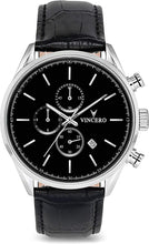 
                        
                          將圖片載入圖庫檢視器 Vincero Luxury Men's Chrono S Wrist Watch - Top Grain Italian Leather Watch Band - 43mm Chronograph Watch - Japanese Quartz Movement…
                        
                      