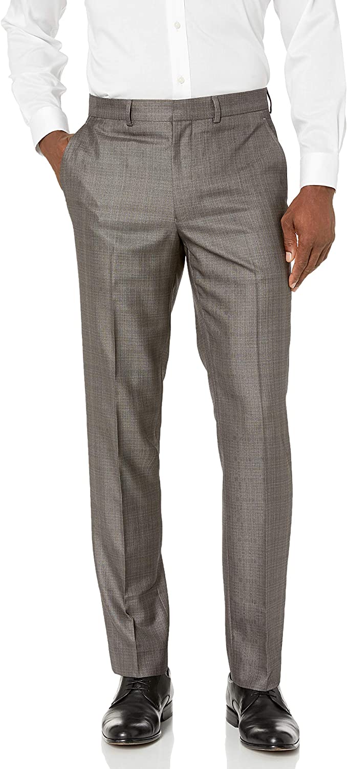 Unlisted by Kenneth Cole Men's 2 Button Slim Fit Suit with Hemmed Pant