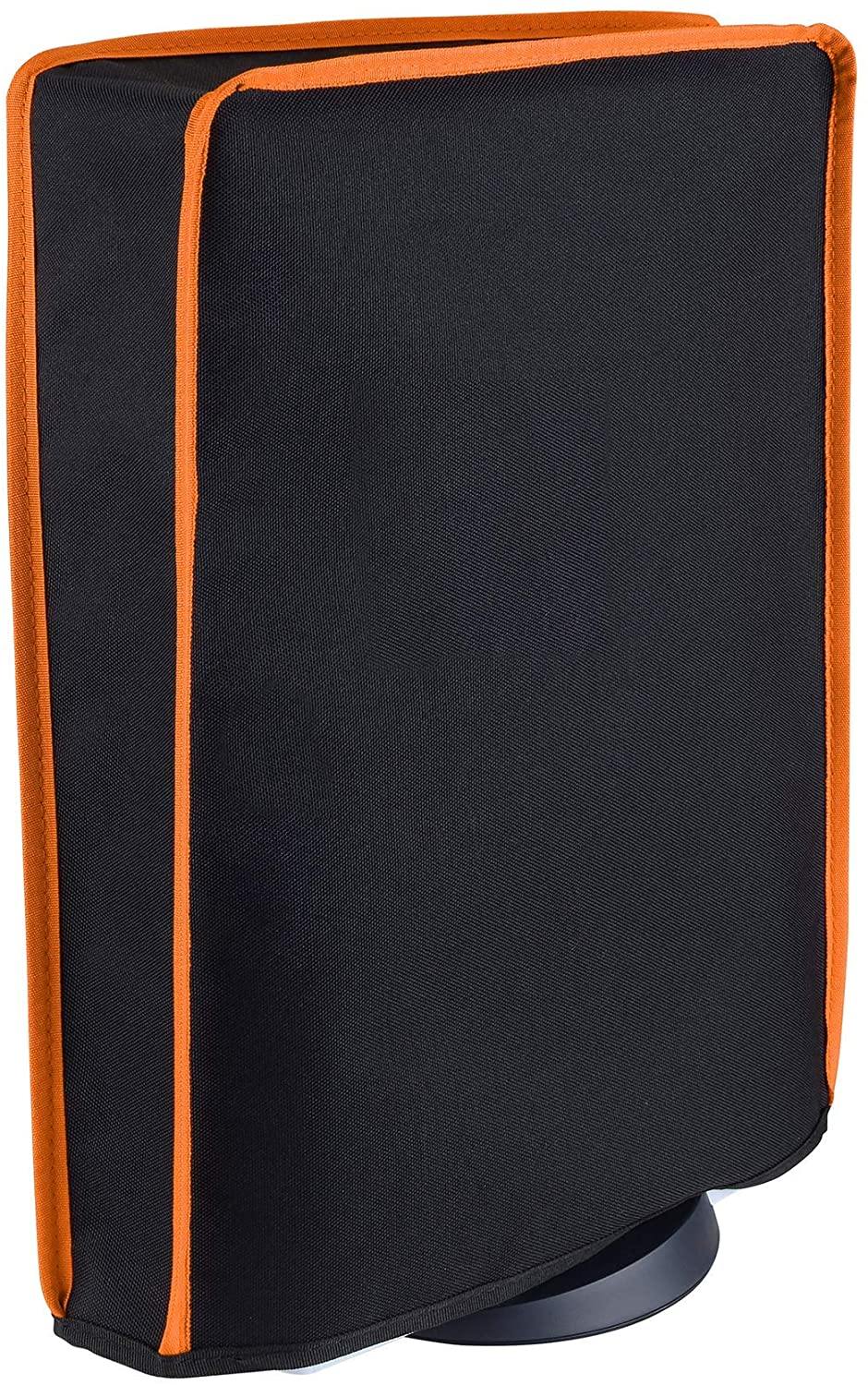 PlayVital Gray Nylon PS5 Dust Cover, Soft Neat Lining Dust Guard for DualSense 5 Console - JOY2ESpree