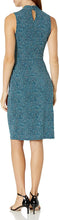 
                        
                          Muat gambar ke penampil Galeri, Amazon Brand - Lark &amp; Ro Women's Sleeveless Crossover Twist Neck Faux Wrap Dress
                        
                      