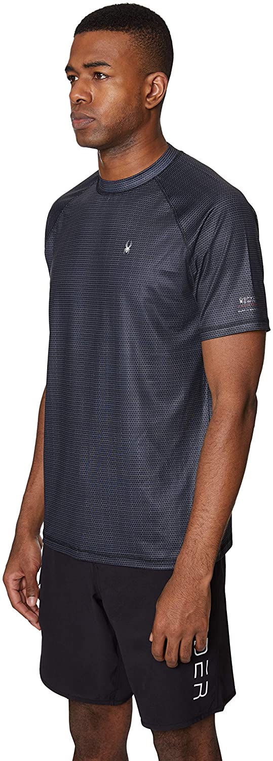 Spyder Men's No Print Short Sleeve Rashguard