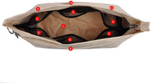 
                        
                          Cargar imagen en el visor de la galería, Vercord Purse Organizer Insert Bag Tote Handbags Pocketbook Inserts Organizers Zipper 11 Pockets Black Medium
                        
                      