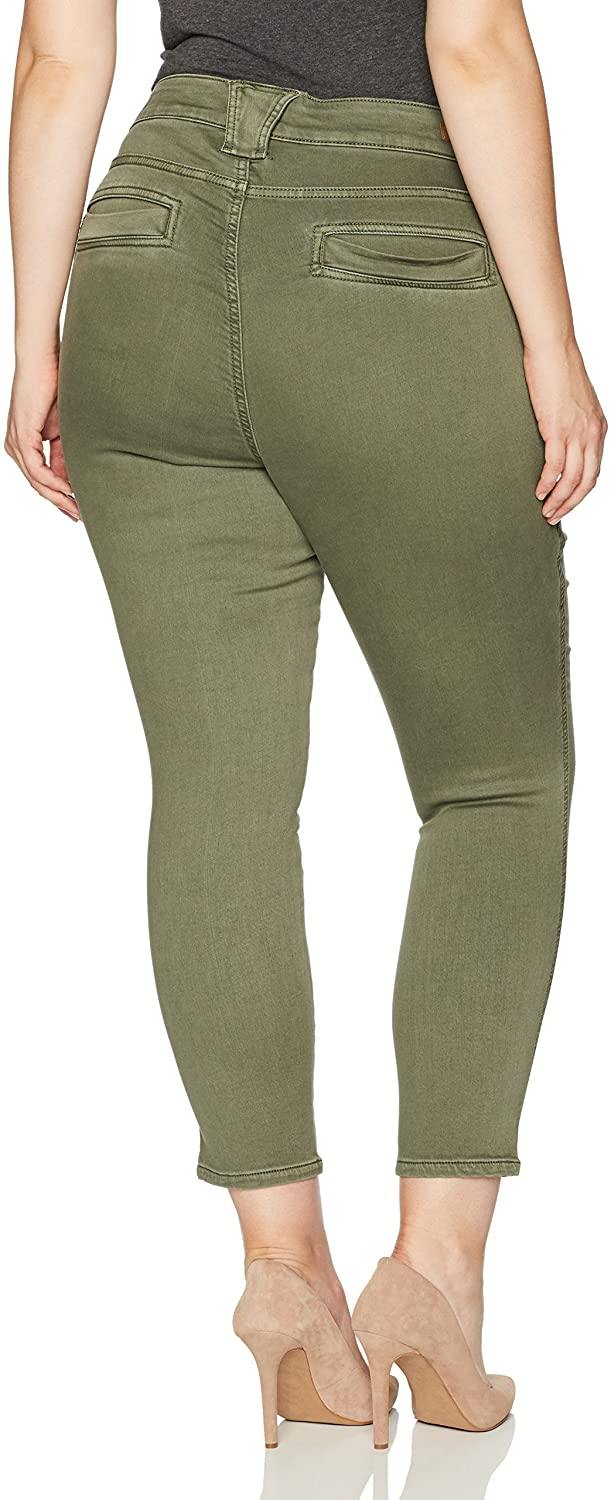 Jag Jeans Women's Plus Size Ryan Skinny Jean in Color Knit Denim