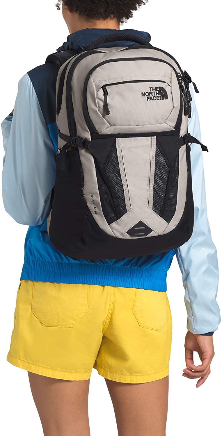 The North Face Women's Recon Backpack, TNF Black Heather/Silver Reflective, One Size