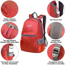 
                        
                          Load image into Gallery viewer, G4Free Ultra Lightweight Packable Backpack Travel Hiking Daypack Handy Foldable Water Resistant Camping Outdoor Backpack
                        
                      