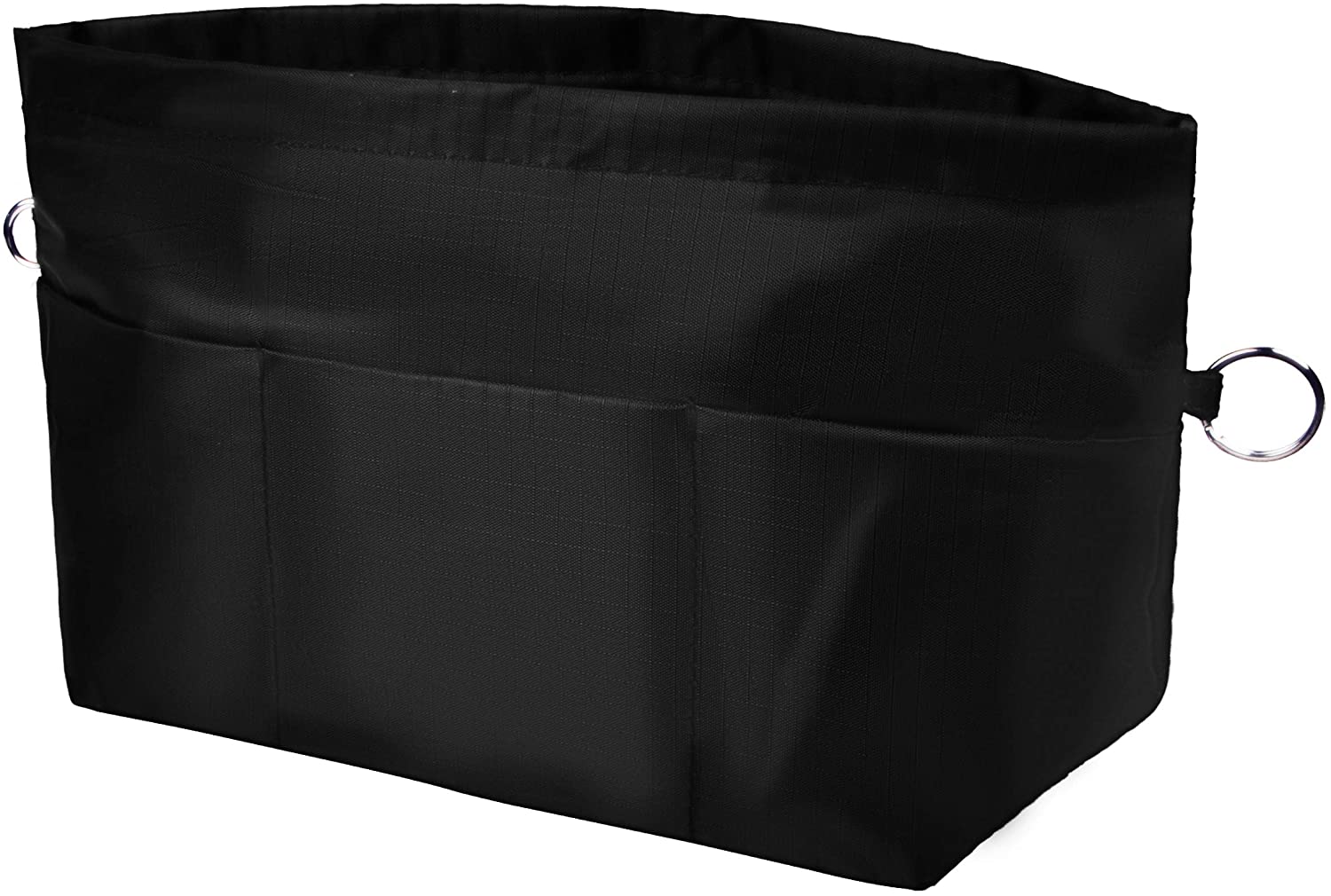 Vercord Purse Organizer Insert Bag Tote Handbags Pocketbook Inserts Organizers Zipper 11 Pockets Black Medium