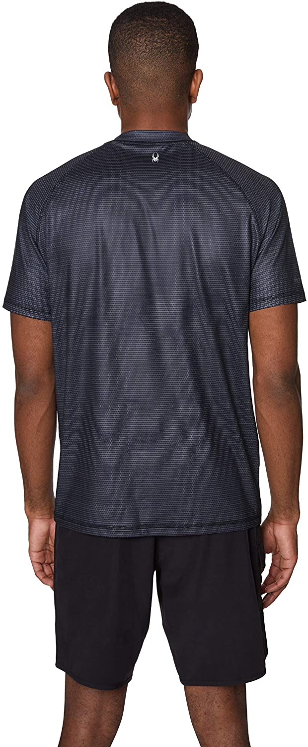 Spyder Men's No Print Short Sleeve Rashguard