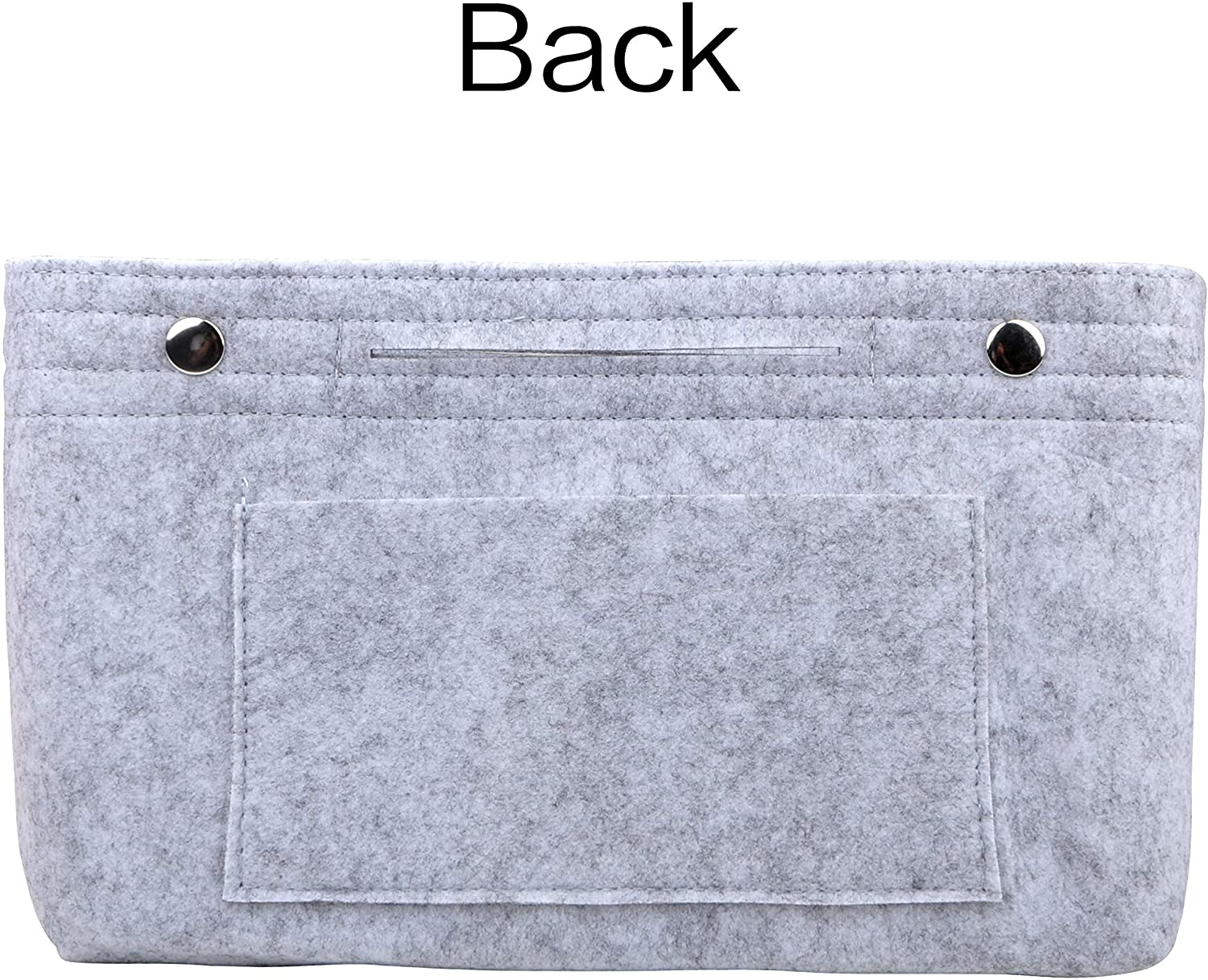 Vercord Felt Tote Handbag Purse Pocketbook Organizer Insert Divider Shaper Bag in Bag