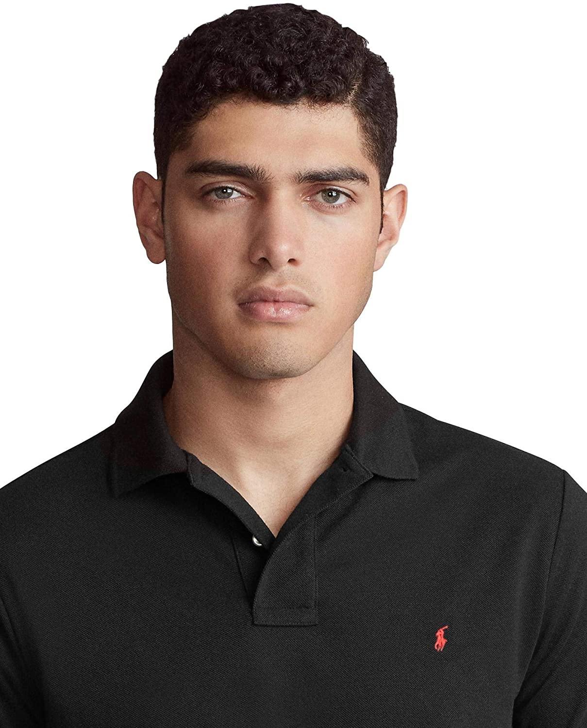 Polo RL Men's Custom Slim Fit Mesh Pony Shirt