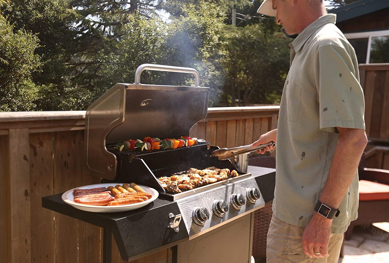 Cuisinart CGG-888 Grill Stainless Steel Lid 22-Inch Round Outdoor Flat Top Gas, 360° Griddle Cooking Center - JOY2ESpree