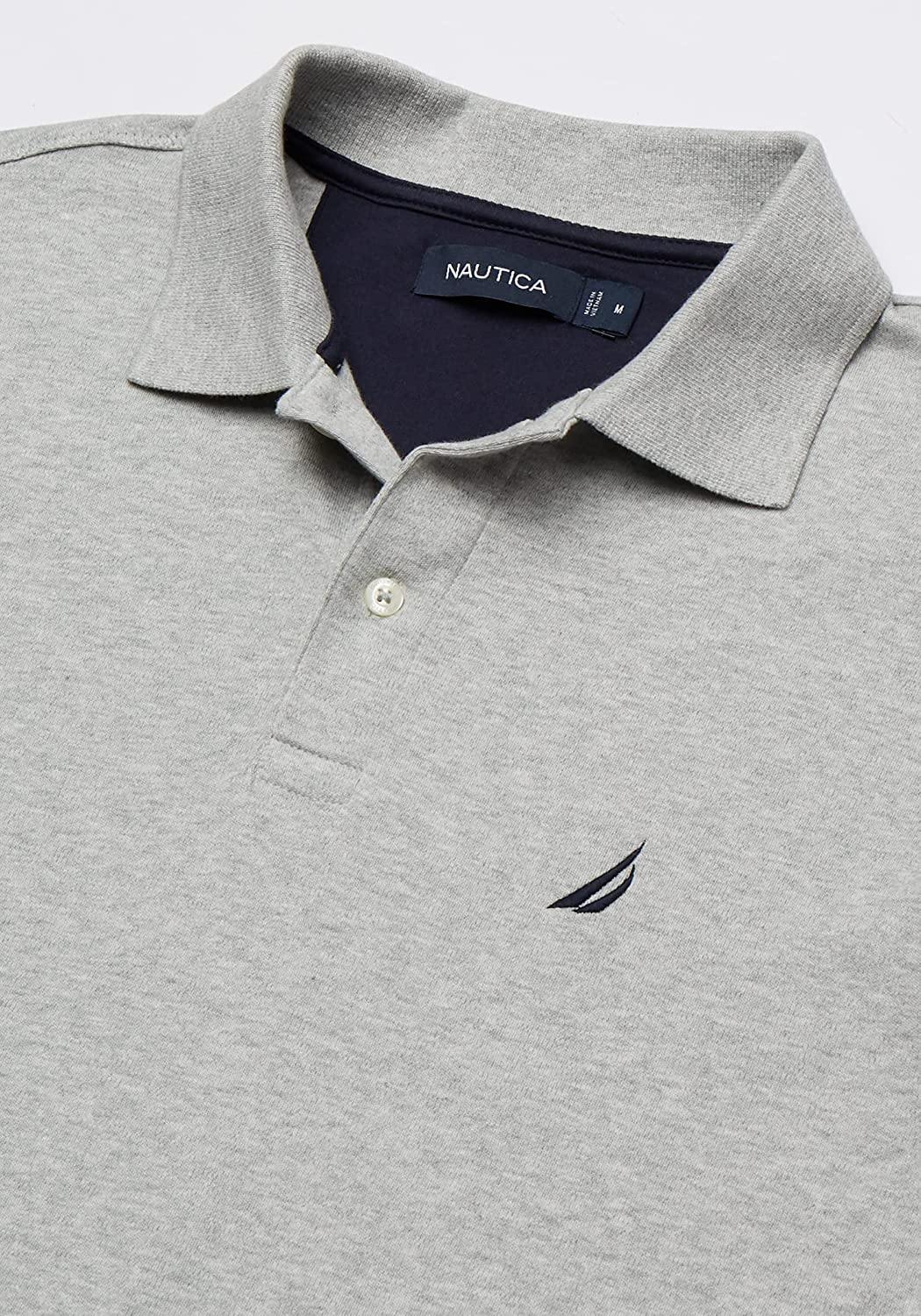 Nautica Men's Classic Fit Short Sleeve Solid Soft Cotton Polo Shirt - JOY2ESpree