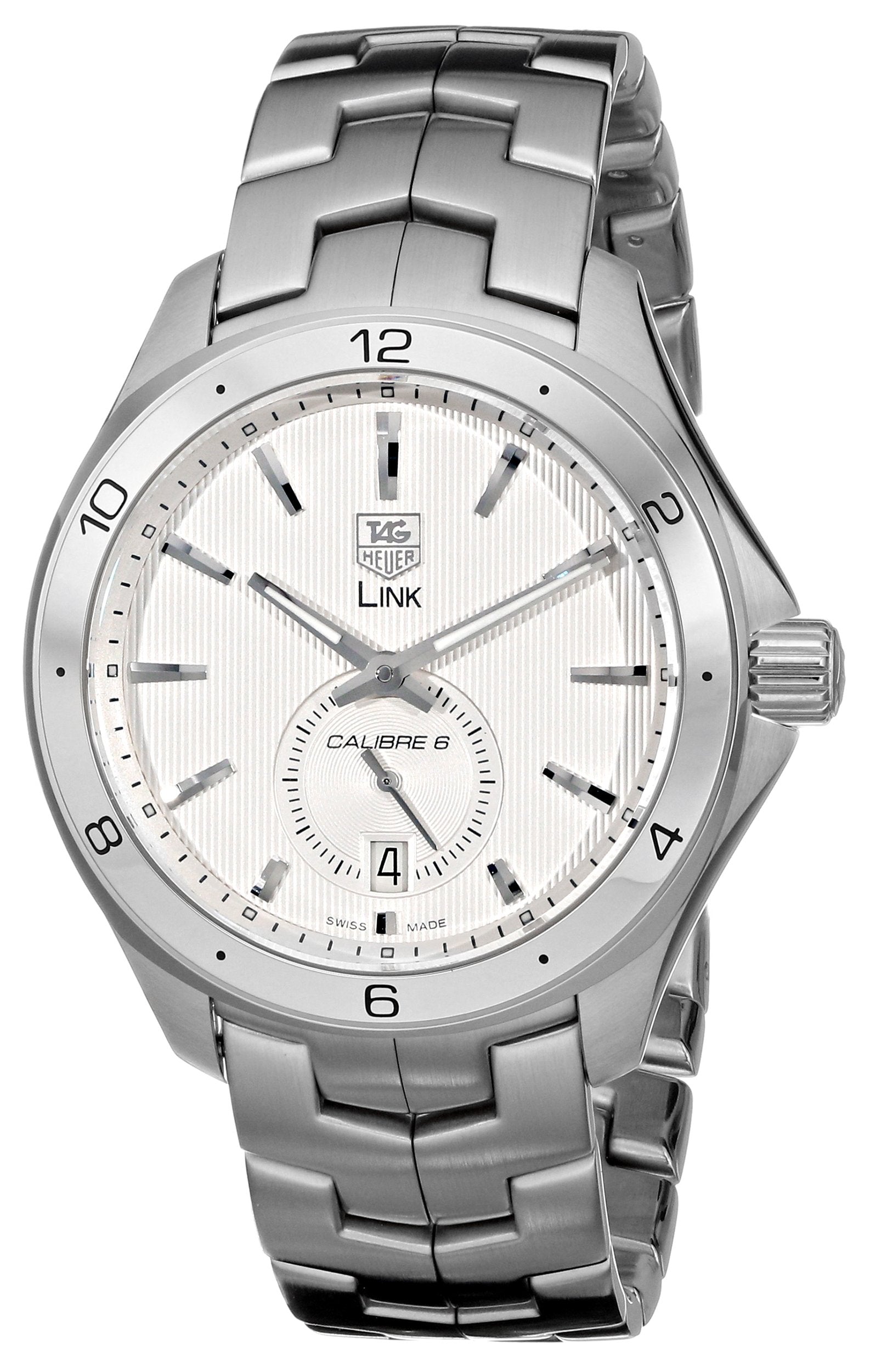TAG Heuer Men's WAT2111.BA0950 Link Silver Dial Watch