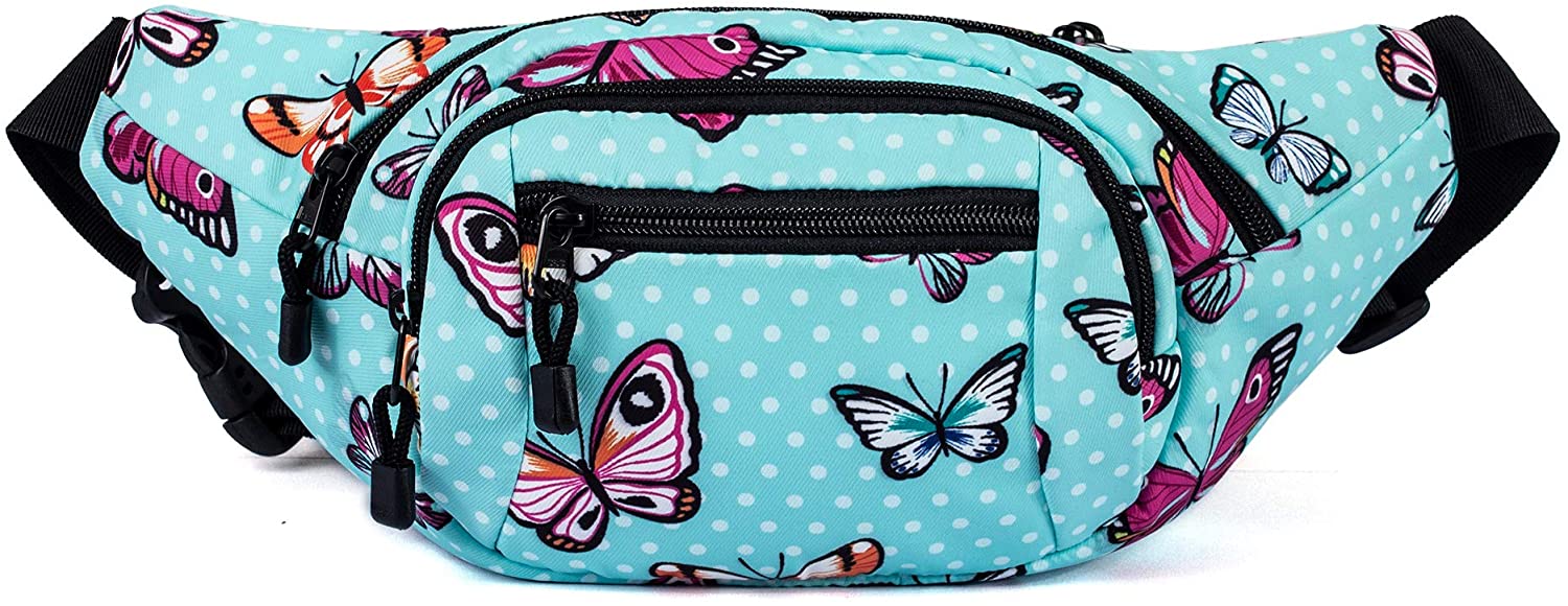 TOPERIN Fashion Fanny Pack Cute Running Belt Waist Pack Running Waist Bag Belt