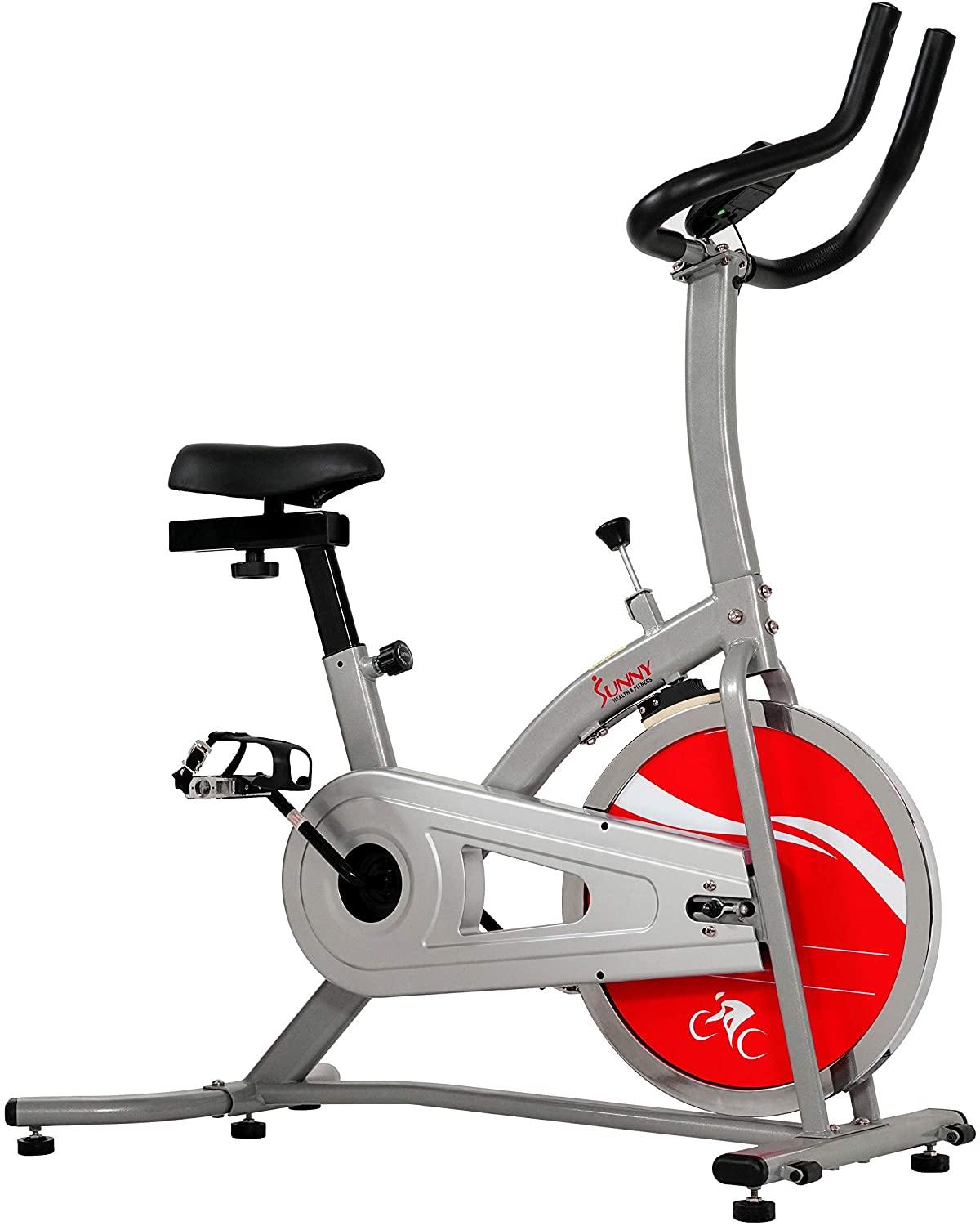Sunny Health & Fitness Indoor Cycling Exercise Stationary Bike with Digital Monitor - JOY2ESpree