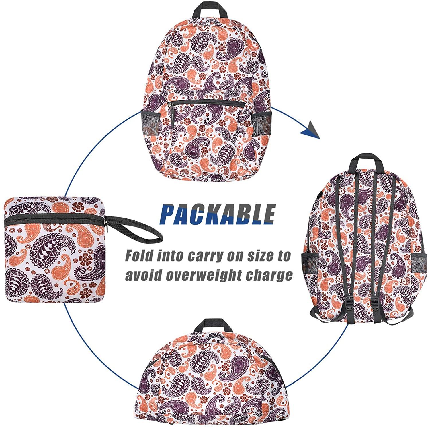 G4Free Ultra Lightweight Packable Backpack Travel Hiking Daypack Handy Foldable Water Resistant Camping Outdoor Backpack - JOY2ESpree