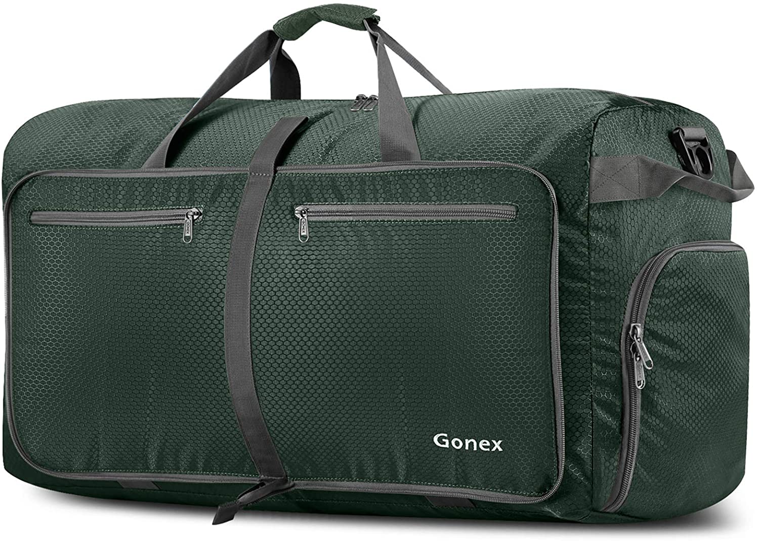 Gonex 150L Travel Duffel Bag Foldable Extra Large Duffle Bag XL Heavy Duty for Men Women for Luggage Shopping Gray