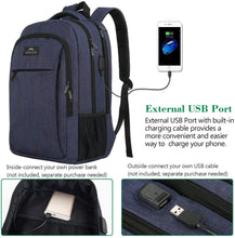 
                        
                          Cargar imagen en el visor de la galería, Matein Travel Laptop Backpack, Business Anti Theft Slim Durable Laptops Backpack
                        
                      