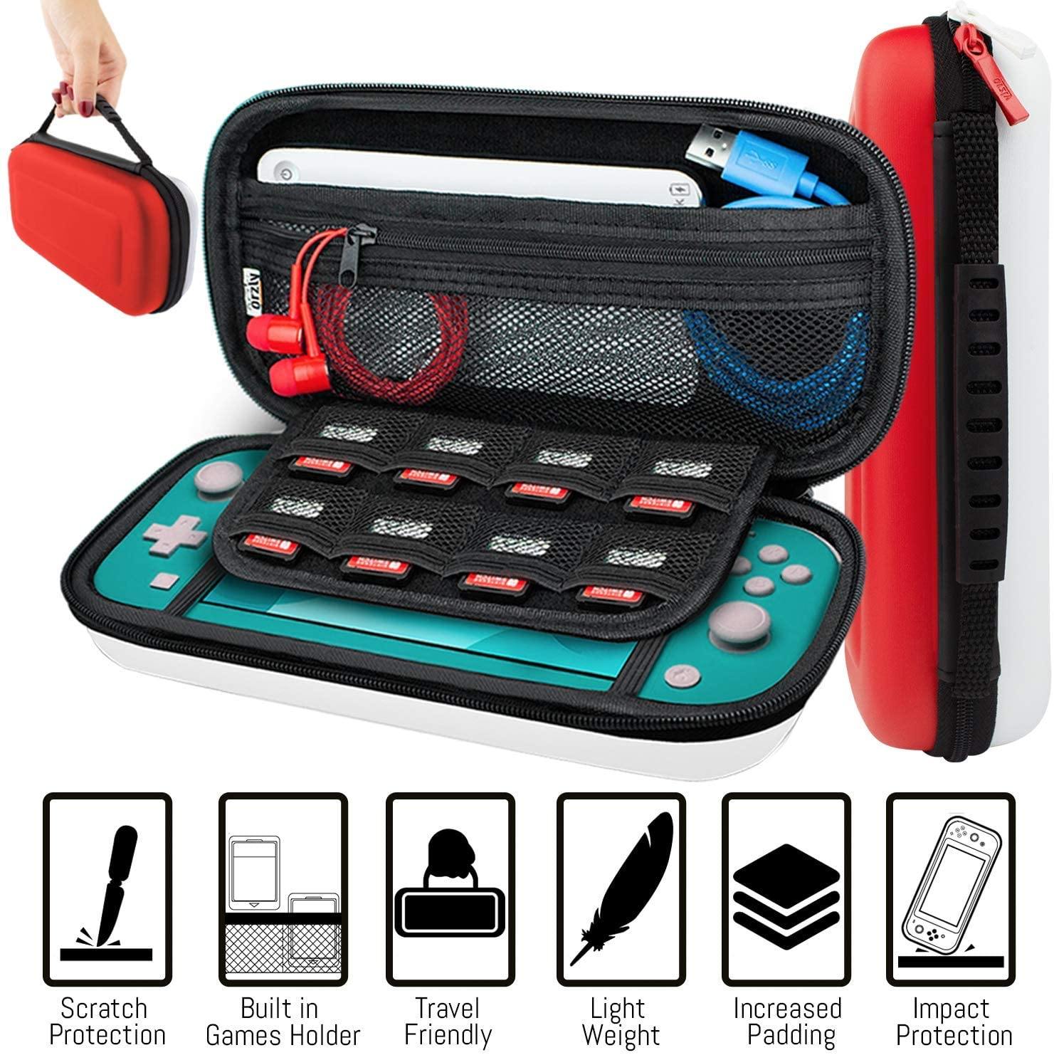 Orzly Accessories Bundle Compatible for use with Nintendo Switch Lite - JOY2ESpree