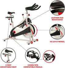 
                        
                          將圖片載入圖庫檢視器 Sunny Health &amp; Fitness Premium Indoor Cycling Exercise Bike with Clip-In Pedals - SF-B1509/C - JOY2ESpree
                        
                      
