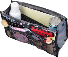 
                        
                          Load image into Gallery viewer, Vercord Purse Organizer Insert for Handbags Bag Organizers Inside Tote Pocketbook Women Nurse Nylon 13 Pockets Black Medium
                        
                      