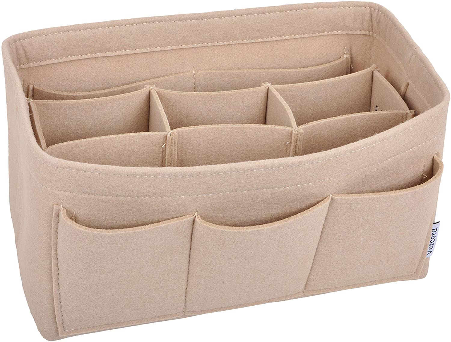 Vercord Felt Purse Organizer Handbag Insert Liner Shaper Bag in Bags for Speedy Neverfull Tote