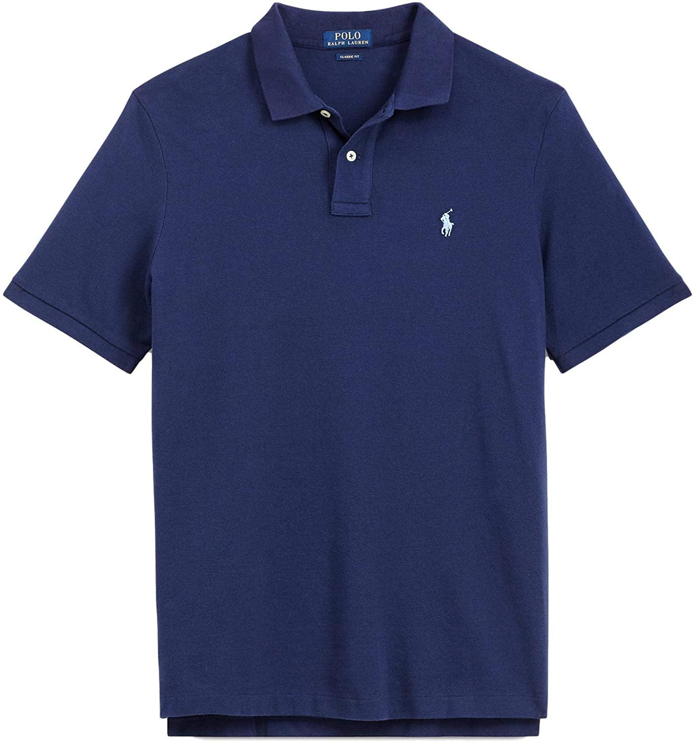 Polo RL Men's Custom Slim Fit Mesh Pony Shirt
